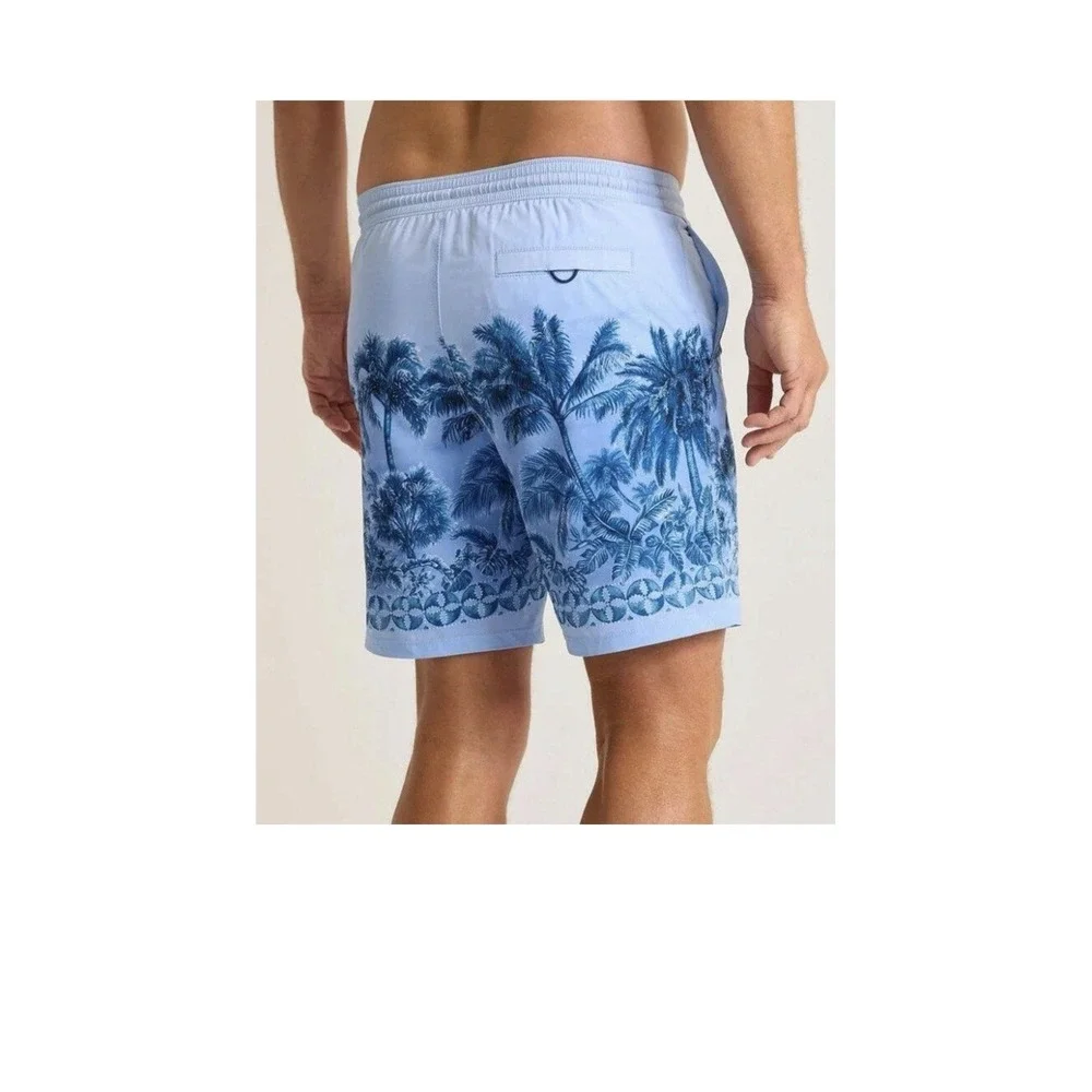 TOMMY BAHAMA Men's XXL 'Artist Series' Hibiscus Hues Baja Boardshorts NWT $100